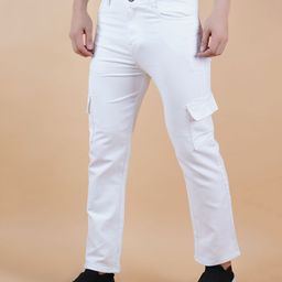 MaverIQ Men Classic Relaxed Fit Mid-Rise Mildly Distressed Stretchable Jeans-picture-45