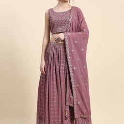 VANAKARA Embellished Ready to Wear Lehenga & Blouse With Dupatta-image-73