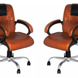 High Living Cynashore Combo Brown Medium Back Office Chair-image-50