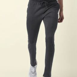 Ajile by Pantaloons Charcoal Cotton Slim Fit Trackpants-image-42