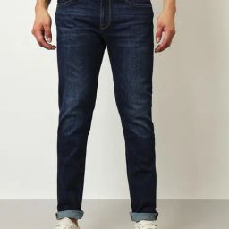 Lee Blue Cotton Slim Fit Jeans-image-77