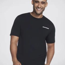 Skechers Black Relaxed Fit T-Shirt-image-4
