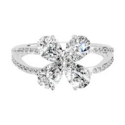 Sparkles Lab Grown Diamond 14k (585) White Gold Ring for Women-picture-17