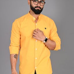 FUBAR Mandarin Collar Cotton Casual Shirt-picture-44