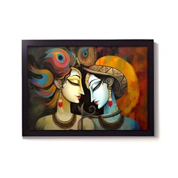 RANDOM Orange & Blue Religious Wall Paintings-image-77