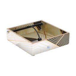 Home4U Trance Stripes Multicolor MDF Napkin Holder-24