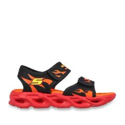 Skechers Boys THERMO-SPLASH - HEAT TIDE Black Red Casual Sandals-image-38