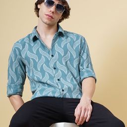 THE BEETEL HOUSE Men Classic Fit Conversational Printed Spread Collar Casual Shirt-picture-13