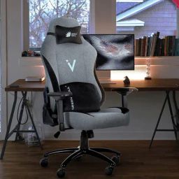 Green Soul Vision Grey PU Leather Premium Gaming Chair-image-52