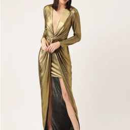 DODO & MOA Golden Maxi Dress-image-25
