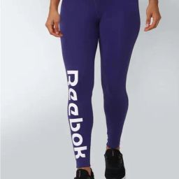 Reebok Blue Printed Sports Tights-image-50