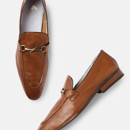 GABICCI Men Tan Brown Textured Slip-on Shoes-image-67