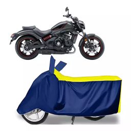 Auto Pearl Bike Cover for Kawasaki Vulcan S (Yellow & Blue)-image-63