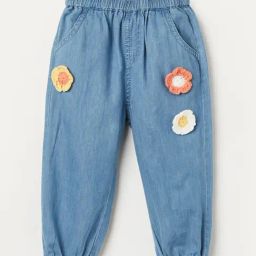 Juniors by Lifestyle Girls Blue Cotton Jeans-image-79
