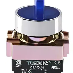 Teknic 3 Position 220 V White Illuminated Selector with Integral LED, 2ASLR6L-3PSRR-4
