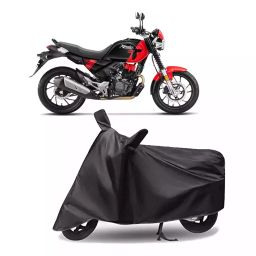 Auto Pearl Polyester Two Wheeler Cover for Hero MotoCorp XPulse (Grey)-image-98