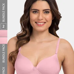 Tweens Pack Of 2 Bra Half Coverage Heavily Padded-picture-1