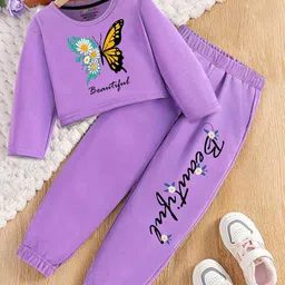 YK X Trampoline Girls Printed Top with Trousers-image-93