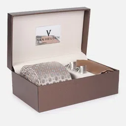 Van Heusen Men Accessory Gift Tie Pocket Square And Cufflink-image-62