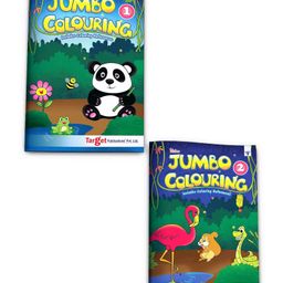 Jumbo Vol 1 and 2 Colouring Book Set of 2 - English-12