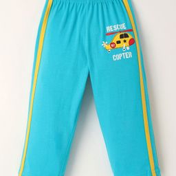 Tango Single Jersey Full Length Pant Rescue Copter Print - Blue-picture-20