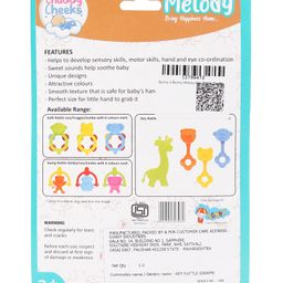 Sunny Melody Key Rattle Giraffe- Color May Vary image 2