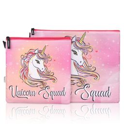 echo boomers My Exam Sling BagPink Unicorn Design -Perfect for Students on the Go, Combining Style and Functionality image 3