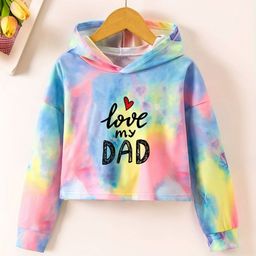ZOFIS Girls Printed Hooded Applique T-shirt-image-77