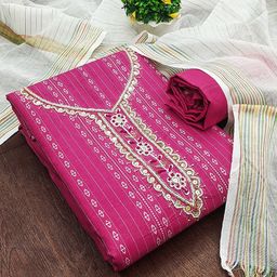 SHADOW & SAINING Embellished Unstitched Dress Material-image-32