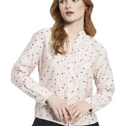 METTLE Pink Cotton Printed Shirt-picture-19