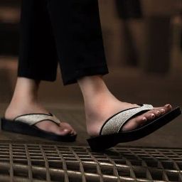 Aerowalk Women's Golden Thong Wedges-image-79