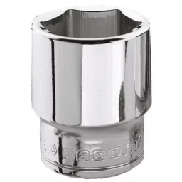 FACOM 3/8 inch Drive 17 mm Standard Socket 6 Point 30 mm Length, J.17H-29