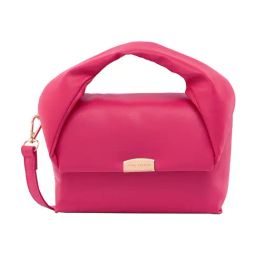 Lino Perros Fuschia Medium Satchel Handbag-29