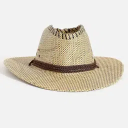 HauteSauce Multicolor Textured Cowboy Hat-image-3