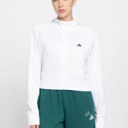 adidas White Logo Print Sports Jacket-picture-46