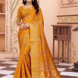 KANOODA Ethnic Motifs Zari Woven Design Saree-picture-30