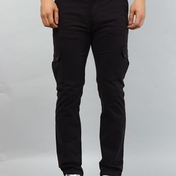 TIM PARIS Men Easy Wash Cargos Jeans-image-24