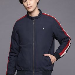 Louis Philippe Jeans Panel Sleeves Tailored Jacket-image-93