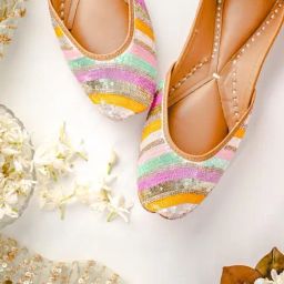NR by Nidhi Rathi Women's Mulitcolored Ethnic Juttis-43