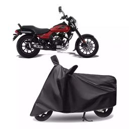Auto Pearl Polyester Two Wheeler Cover for Bajaj Avenger 160 Street (Grey)-image-65