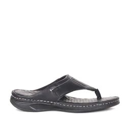 Bata Men's Black Thong Sandals-image-76