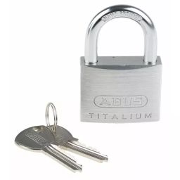 ABUS 64TI Key Weatherproof Titanium Weatherproof Padlock 8 mm Shackle 50 mm Body, 64TI/50-image-36