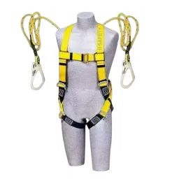 Safety India Full Body Safety Belt ISI Certified Harness with Double Hook Multicolor-image-96