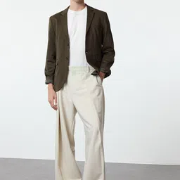Trendyol Men Colourblocked Tailored Jacket-image-11