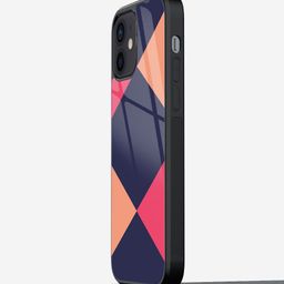 macmerise Geometric Printed iPhone 12 Back Case Mobile Accessories-7