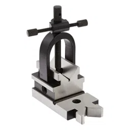 A.D INTERNATIONAL Multi-Use Vee Block & Clamp Set Precision Ground Hardened Tool Steel 1-5/16 inch (33.3 mm) Holding Capacity, NA-RACE-TMNG-0