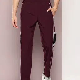 TURNFIT Men Straight Fit Colourblocked Training Track Pants-picture-44