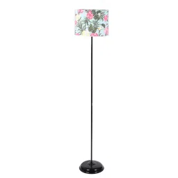 Tucasa TC-106 56.5 Inch Floral Print Floor Lamp with Metal Base-picture-13