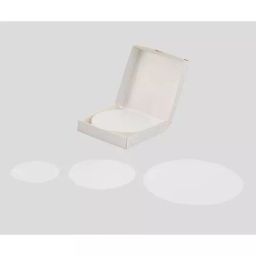 AS ONE Glass Fiber Filter Paper Plain White, 025160N-SPGFA-73