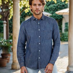 Celio Men Classic Opaque Pure Linen Casual Shirt-picture-28
